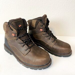 Hoss Brown Leather Carson Composite Toe Boot Size 13
